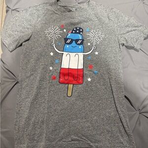 Gray Graphic Kids Carters T-Shirt Size 14